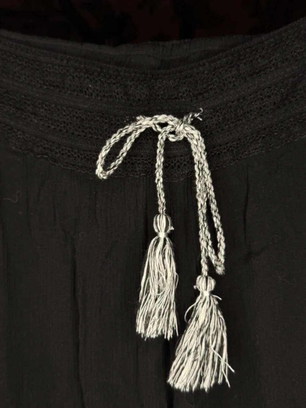 Black Flowy No Boundaries Pants - Picture 3 of 4